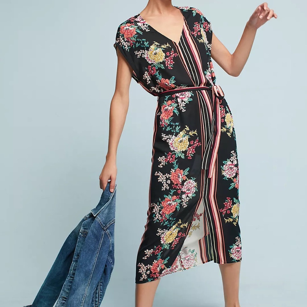 Anthropologie dRA Los Angeles Sanne Midi Dress XS